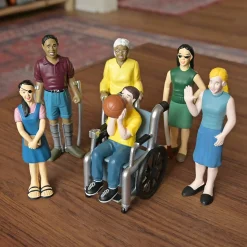 Inclusive Friends with Diverse Abilities | Set of 6 Vinyl Figure Set