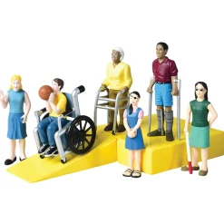 Inclusive Friends with Diverse Abilities | Set of 6 Vinyl Figure Set
