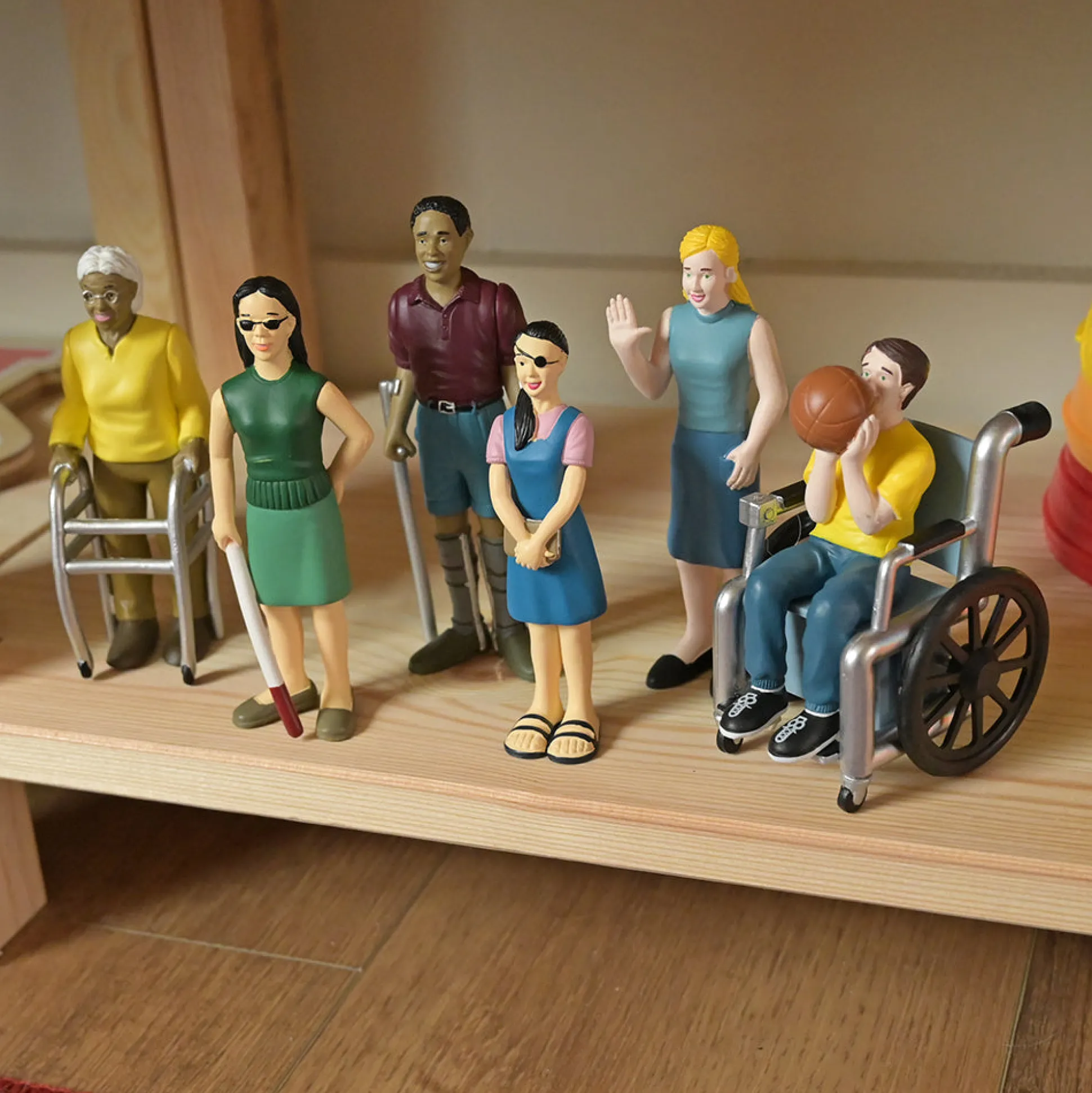Inclusive Friends with Diverse Abilities | Set of 6 Vinyl Figure Set