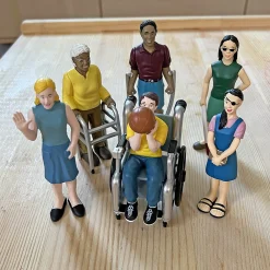 Inclusive Friends with Diverse Abilities | Set of 6 Vinyl Figure Set