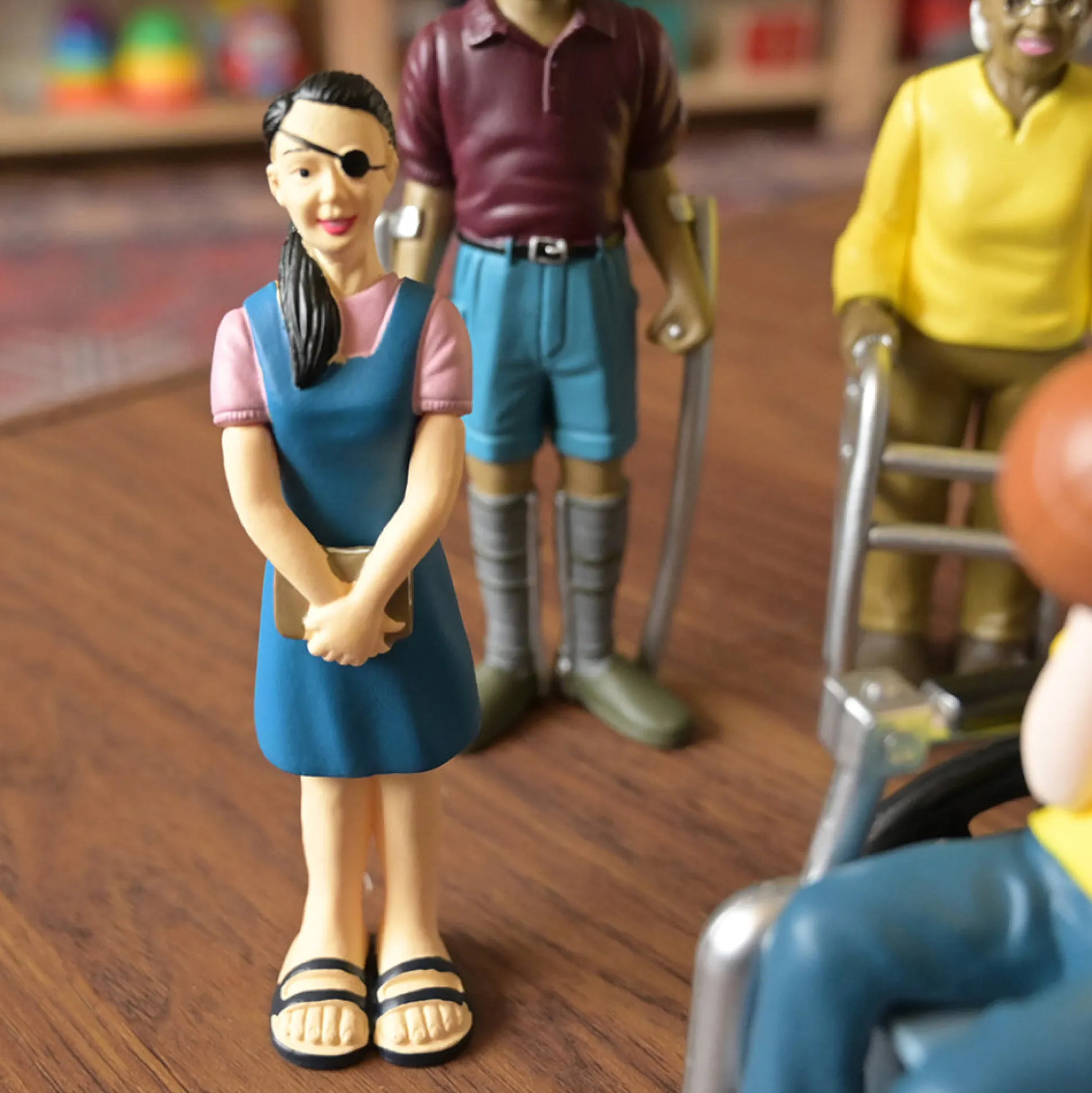Inclusive Friends with Diverse Abilities | Set of 6 Vinyl Figure Set