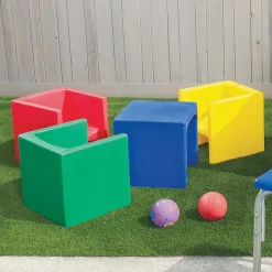 3-in-1 Cube Chairs Set | 4 Pieces