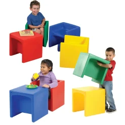 3-in-1 Cube Chairs Set | 8 Pieces