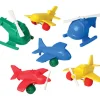 Indestructible Plastic Air Vehicles - Set of 6