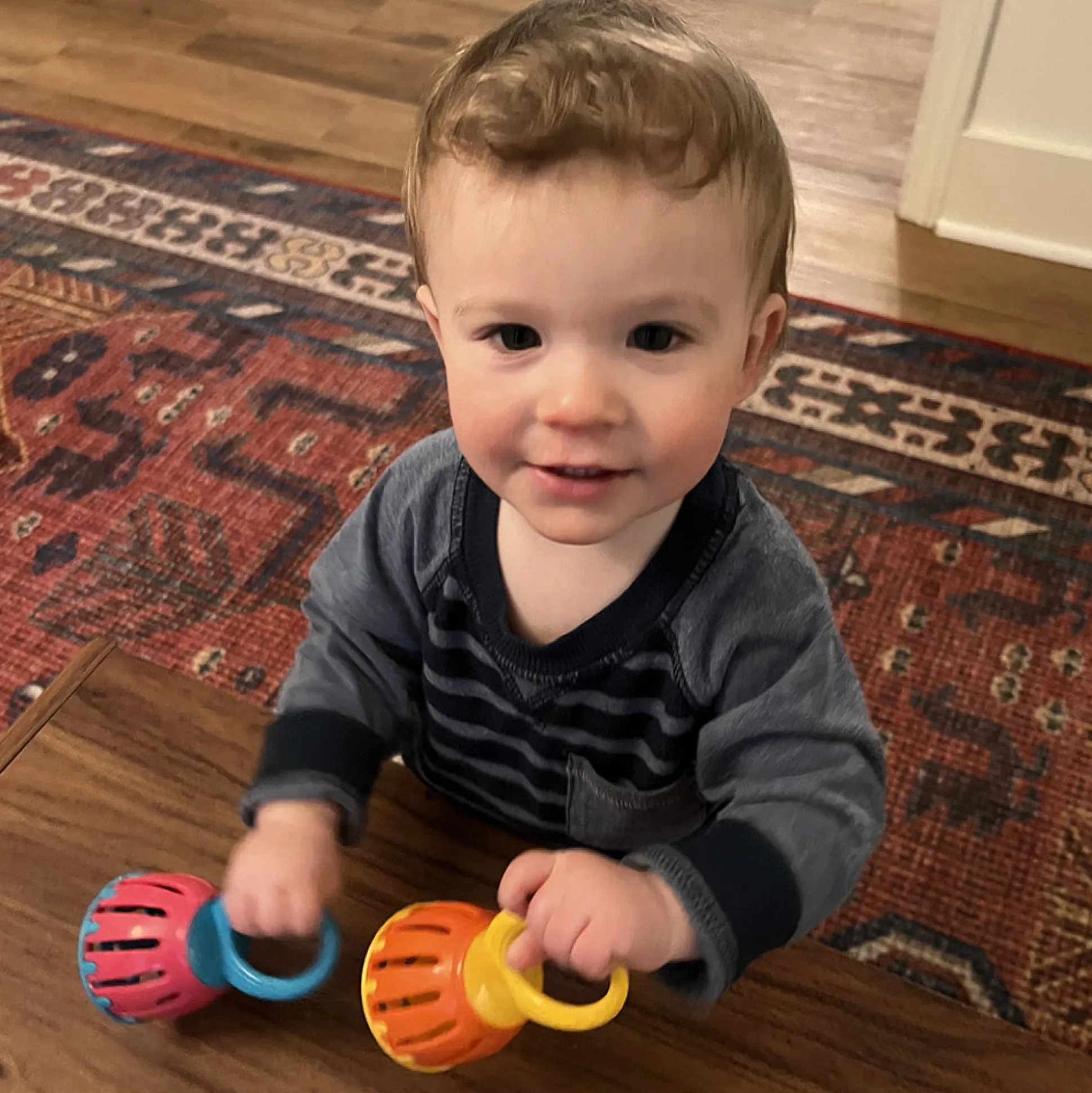 Infant-Safe Baby Bells Set | 6-Piece Colorful Musical Toy