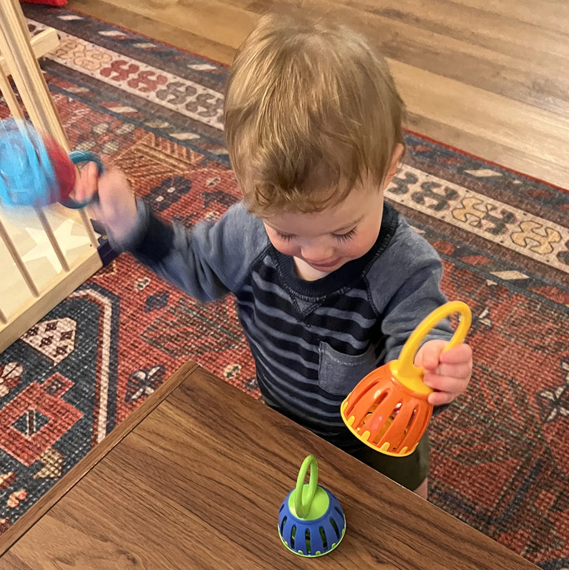 Infant-Safe Baby Bells Set | 6-Piece Colorful Musical Toy
