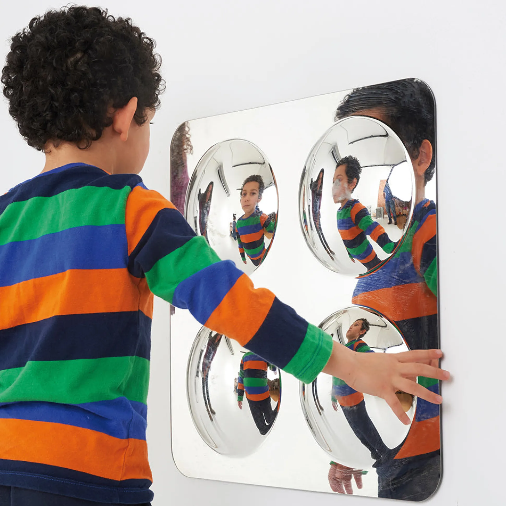 Infant & Toddler Sensory Bubble Dome Mirror | Durable Acrylic Wall Mirror