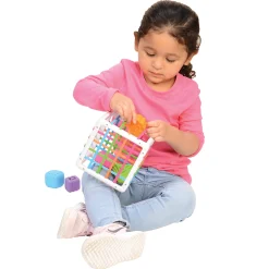 Inny Binny | Sensory Shape-Sorting Cube by Fat Brain Toys