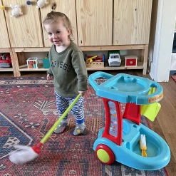 Interactive Kids Cleaning Set with Sound & Motion | Pretend Play Chores 3+