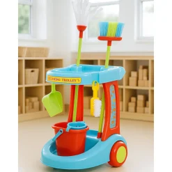 Interactive Kids Cleaning Set with Sound & Motion | Pretend Play Chores 3+