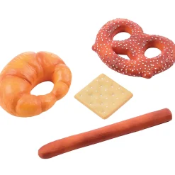 International Bread Set | 9-Piece Realistic Vinyl Play Food