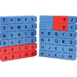 Jumbo Alphabet Unifix Cubes / 60 pcs.
