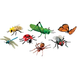 Jumbo Insects | 7-Piece Realistic Bug Toy Set | Durable Educational STEM Play