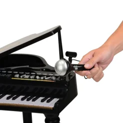 37-Key Kids’ Electronic Grand Piano with Microphone & Stool – Interactive Music Learning Keyboard for Ages 3+