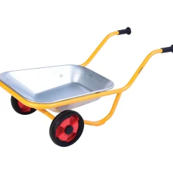 Kids Heavy-Duty Steel Wheelbarrow with Stable Two-Wheel Design | Outdoor Play & Realistic Gardening Tool