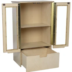Kid-Sized Cottage-Style Toy Refrigerator