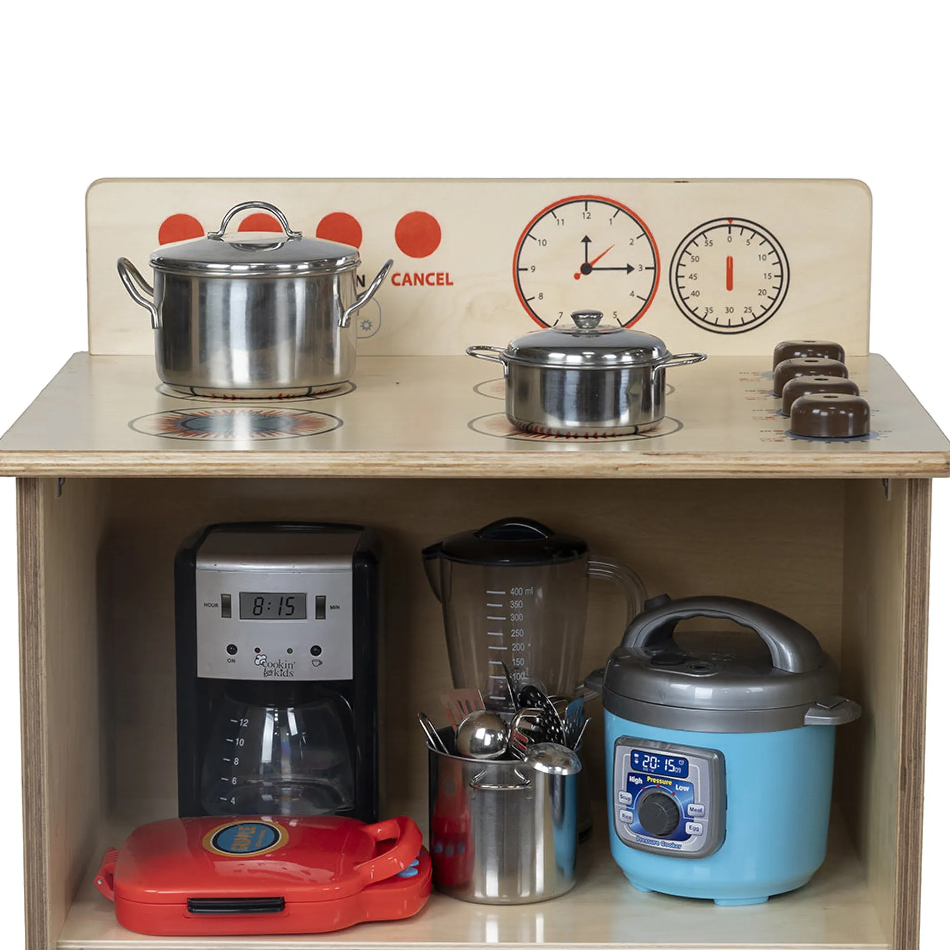 Kid-Sized Farmhouse-Style Toy Stove