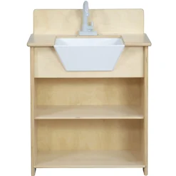 Kid-Sized Farmhouse-Style Toy Sink
