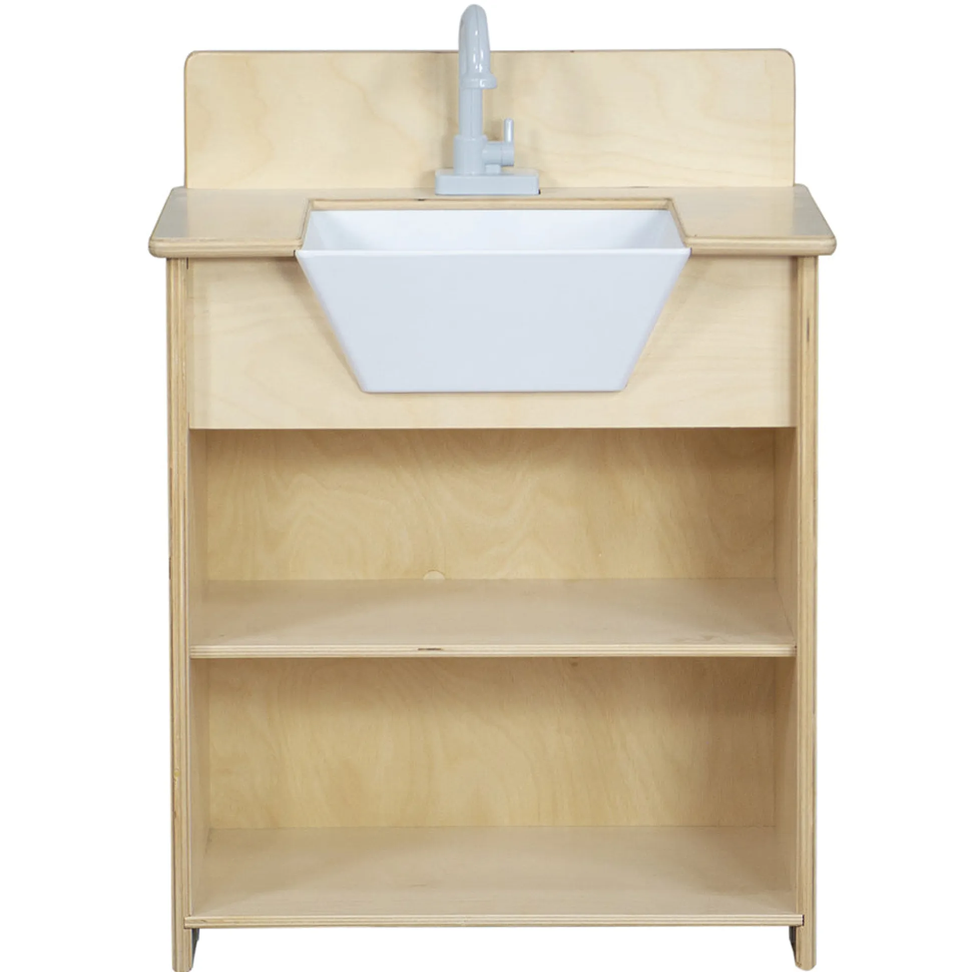 Kid-Sized Farmhouse-Style Toy Sink