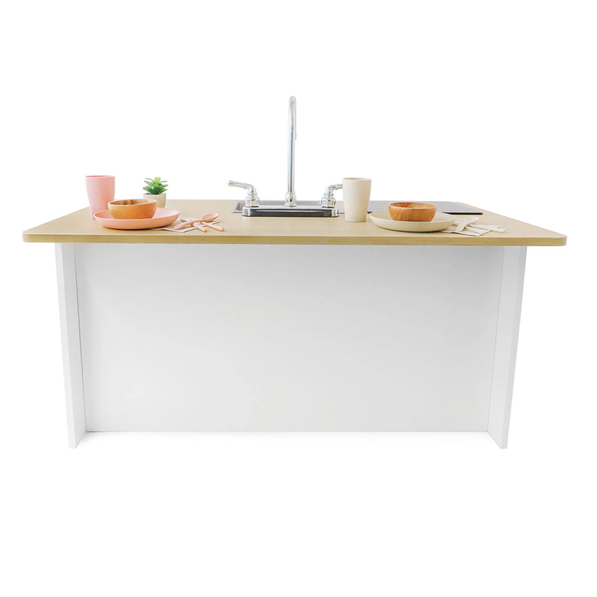 Kitchen Island and Barstools Bundle