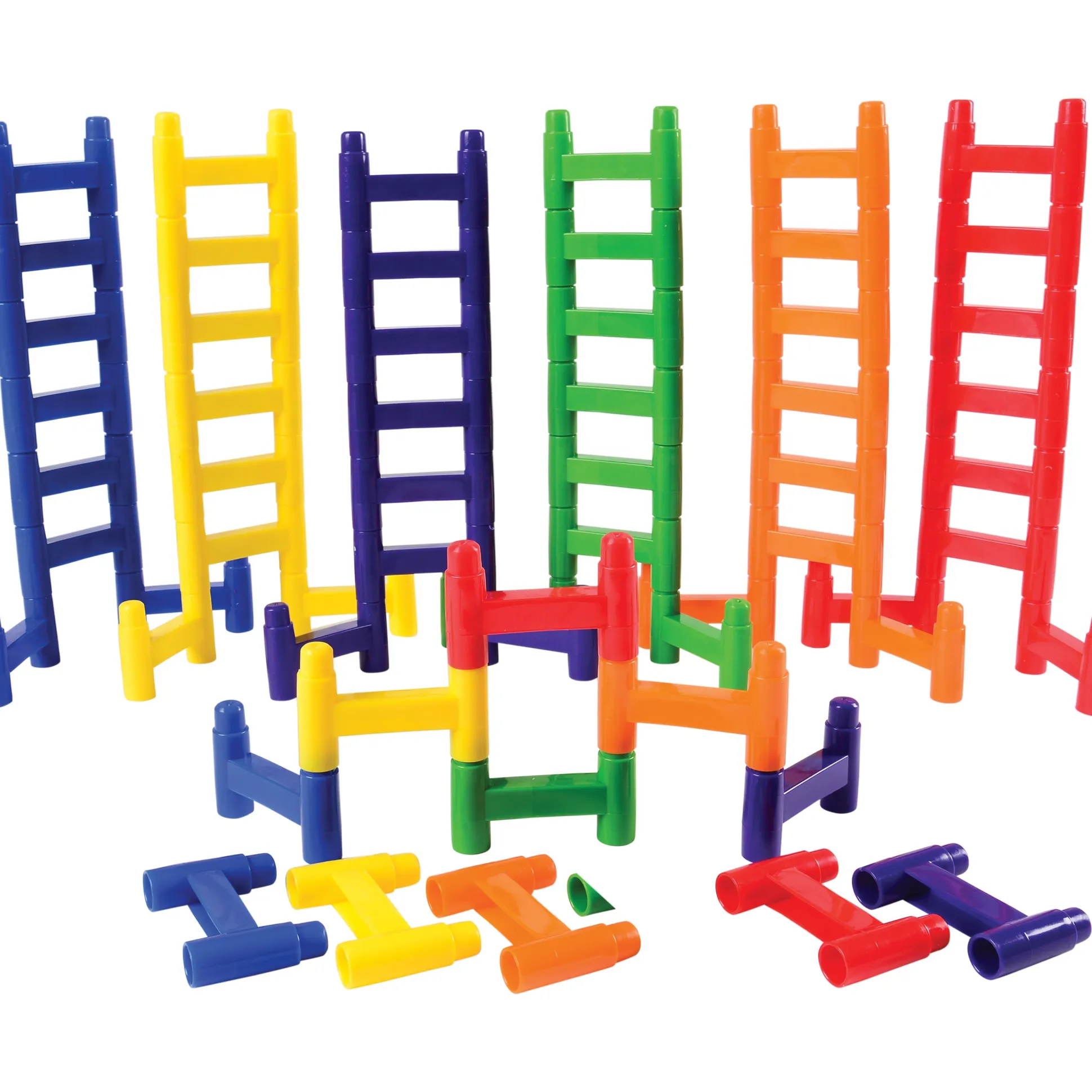 Ladder Links | 60-Piece Colorful Building Set for Imaginative STEM Learning