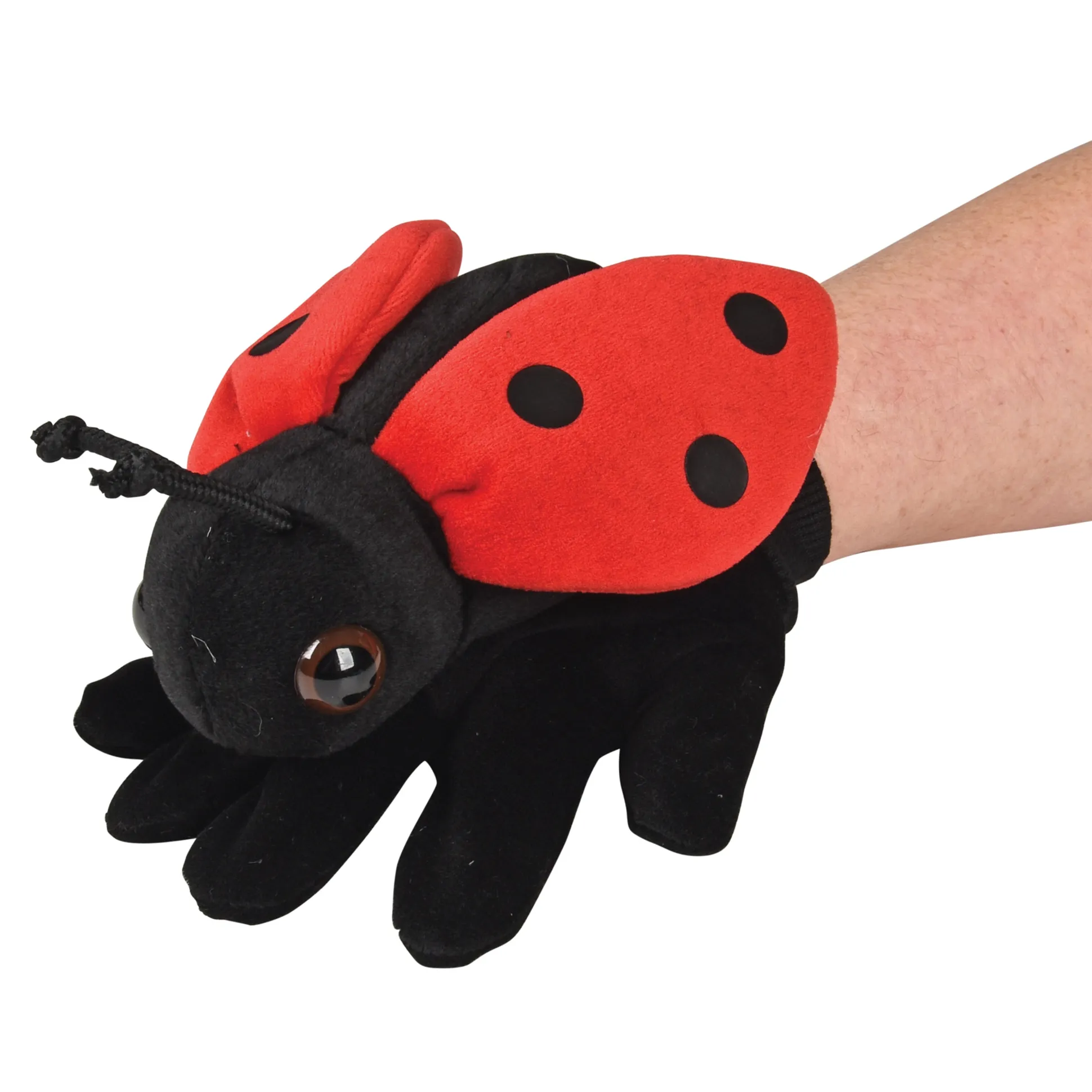 Ladybug Garden Friends Glove Puppet | Soft Velour Hand Puppet