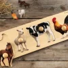 Large Farm Photo Knob Puzzle Board