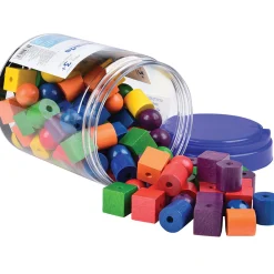 Large Wooden Colored Beads