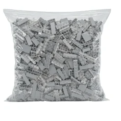 3 lbs. Gray/Clear Building Bricks