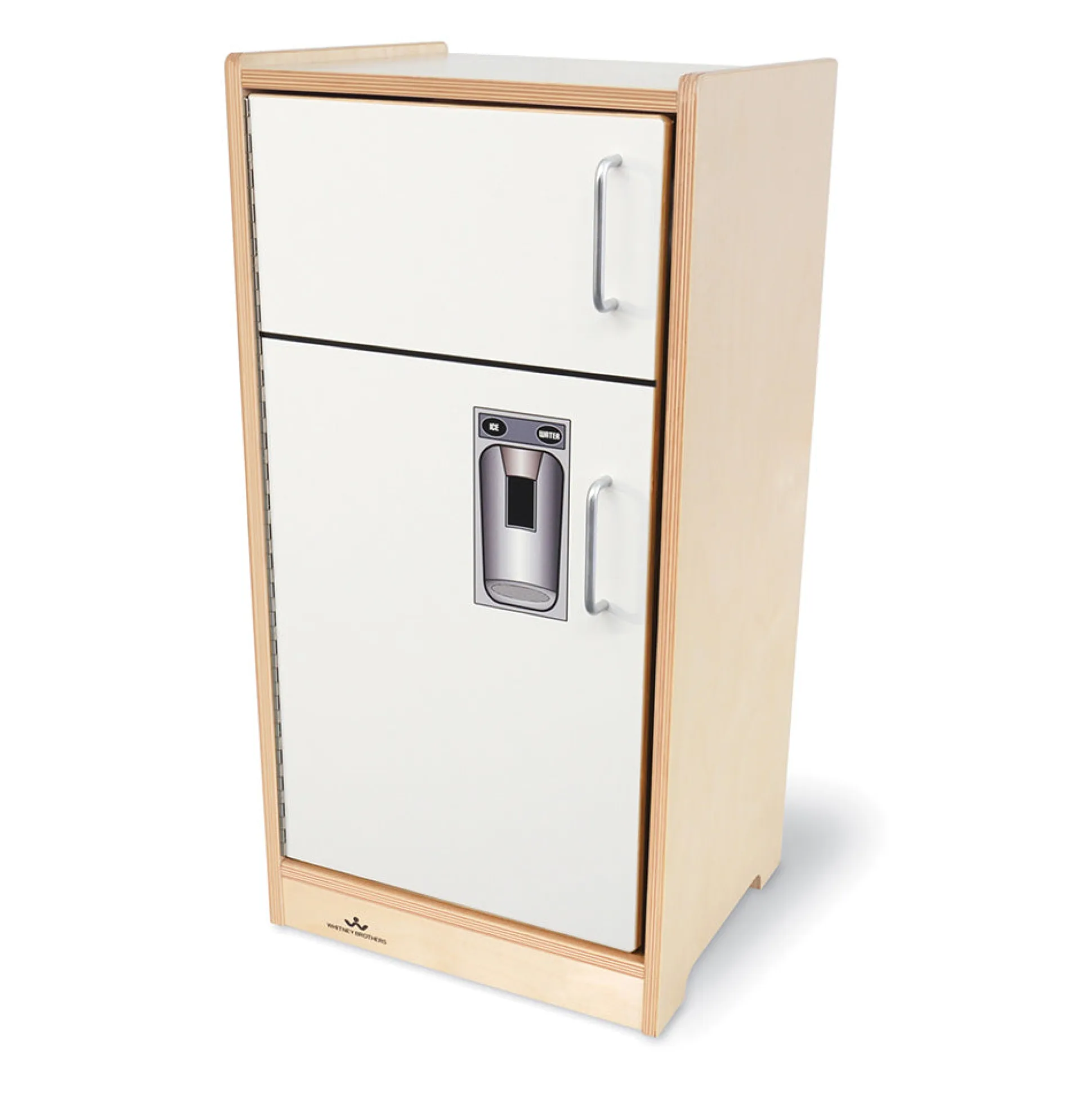 Let’s Play Toddler Refrigerator™ | Pretend Play Kitchen Refrigerator in White with Realistic Details