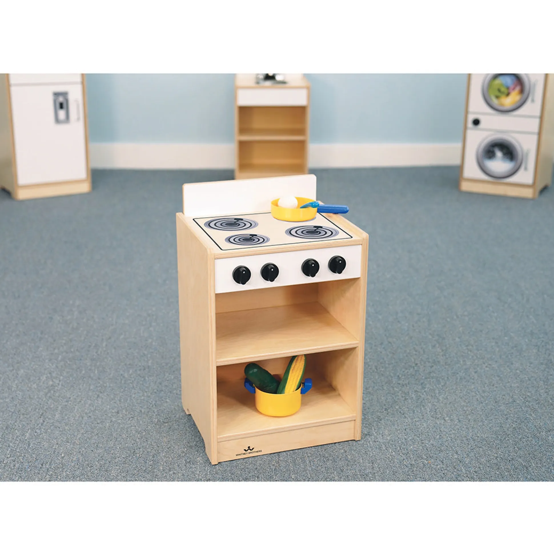 Let’s Play Toddler Stove™ | Pretend Play Kitchen Appliance in White