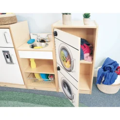 Let’s Play Toddler Washer & Dryer™ | Pretend Play Laundry Appliance in White