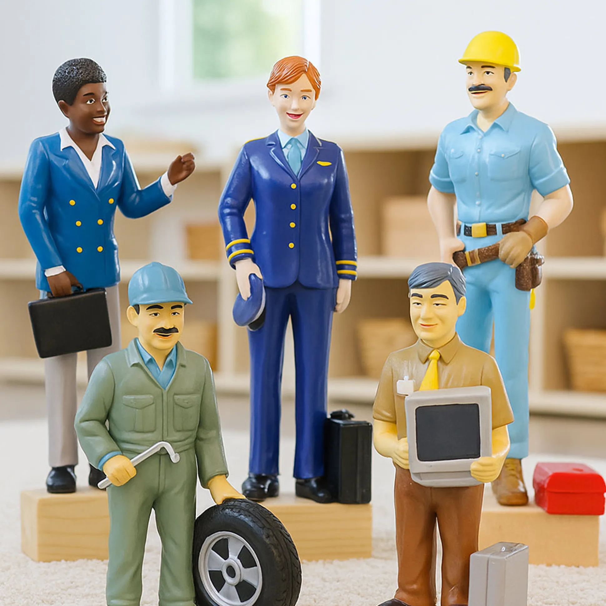 Limited Edition Diverse Community Helper Figures | Set of 5