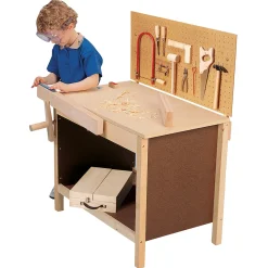 Little Carpenter Kids Wooden Work Bench