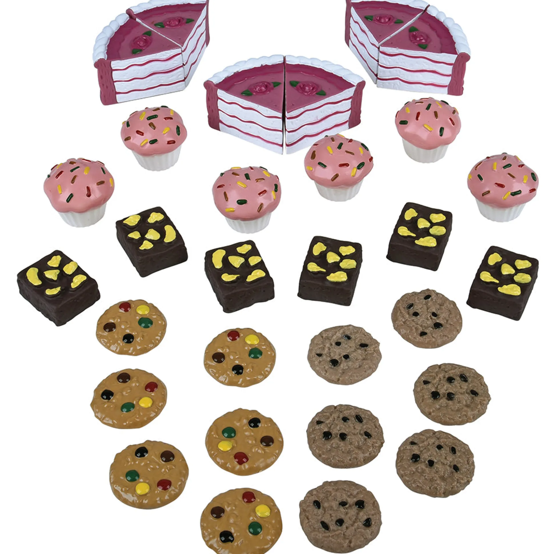 Little Learners Pretend Bakery Play Set | 30 Piece Pastry & Counting Toy