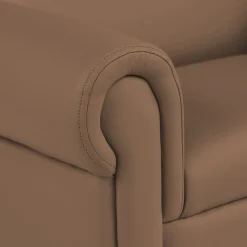 Little Lux Chocolate Preschool Chair & Sofa Set | Adjustable Faux Leather Kids’ Seating
