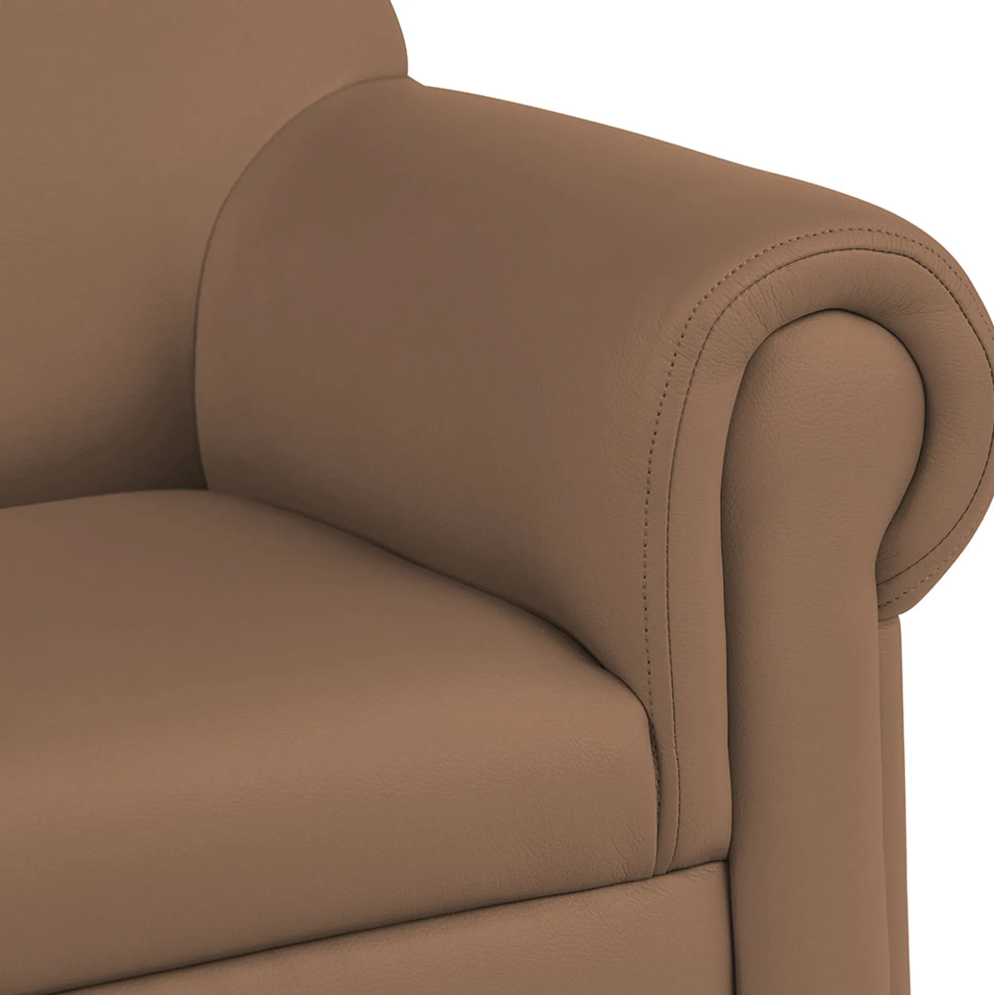 Little Lux Chocolate Preschool Chair & Sofa Set | Adjustable Faux Leather Kids’ Seating
