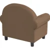 Little Lux Chocolate Preschool Lounge Chair | Adjustable Kids’ Soft Seat for Reading & Relaxation