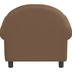 Little Lux Chocolate Preschool Lounge Chair | Adjustable Kids’ Soft Seat for Reading & Relaxation