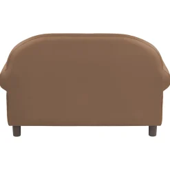 Little Lux Chocolate Preschool Sofa | Adjustable Faux Leather Kids' Couch