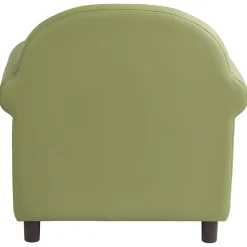 Little Lux Fern Green Preschool Lounge Chair | Adjustable Kids’ Soft Seat for Reading & Relaxation