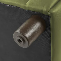 Little Lux Fern Green Preschool Sofa | Adjustable Faux Leather Kids' Couch