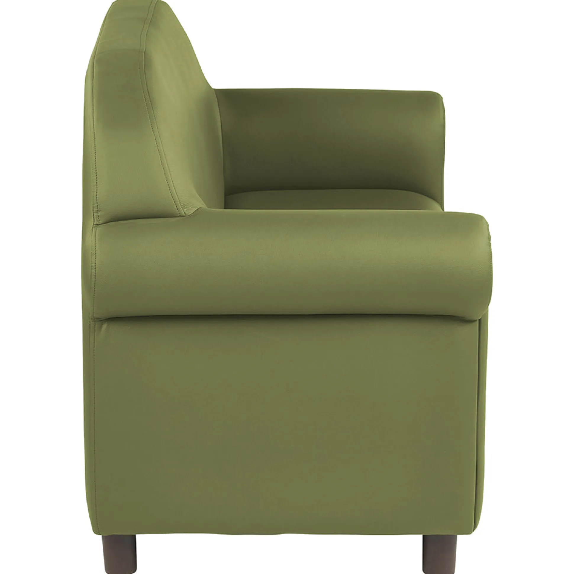 Little Lux Fern Green Preschool Sofa | Adjustable Faux Leather Kids' Couch