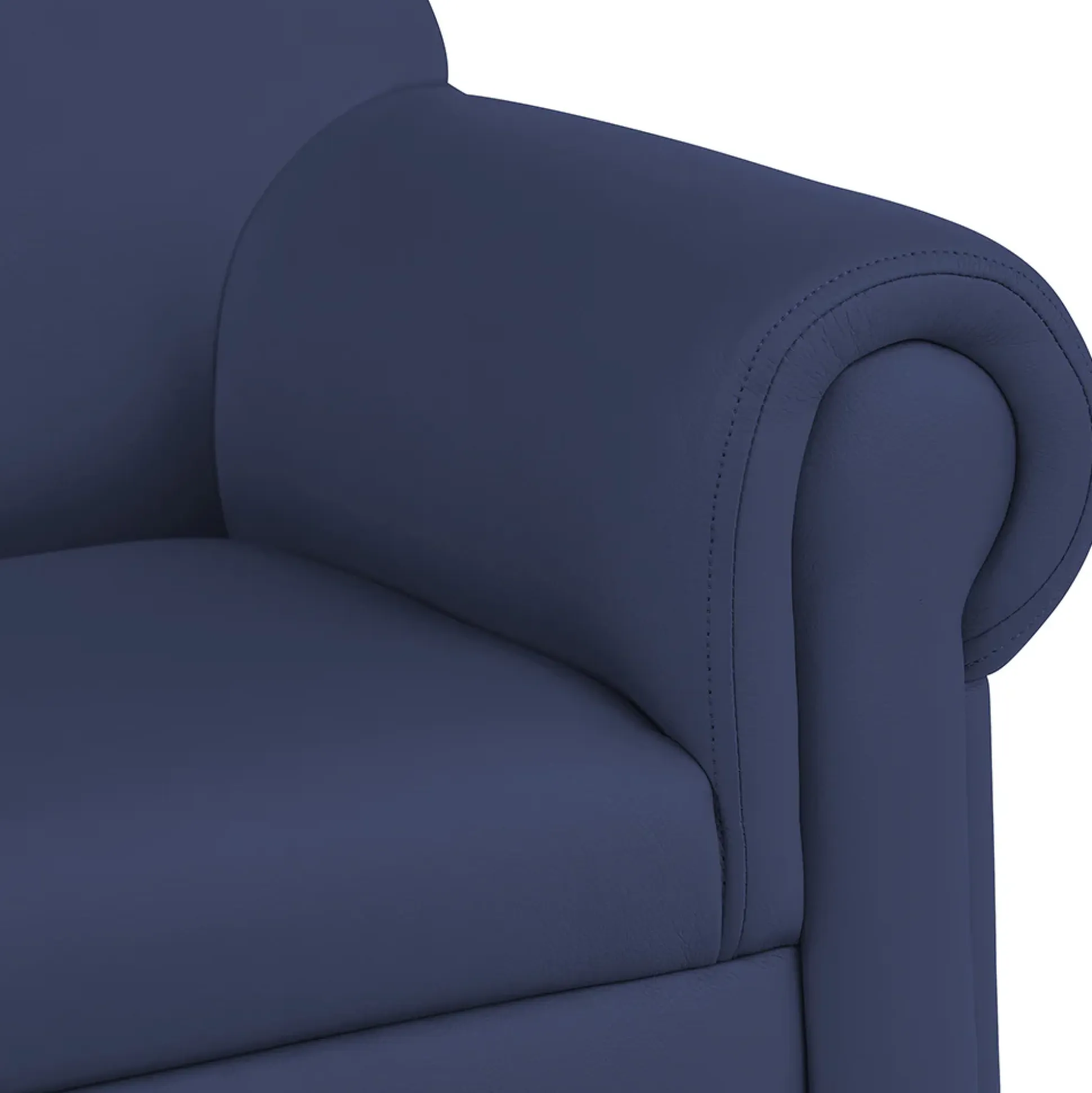 Little Lux Navy Preschool Chair & Sofa Set | Adjustable Faux Leather Kids’ Seating