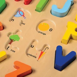 Lowercase Alphabet Block Puzzle