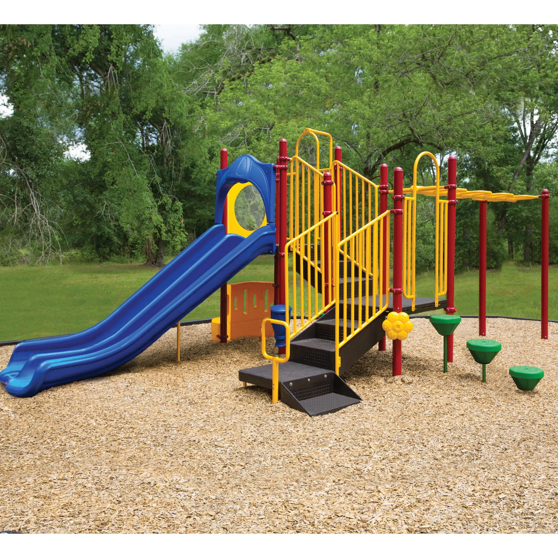 Maddie's Chase Playground Structure | Inclusive Multi-Climber Play System