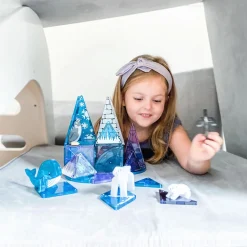 Magna-Tiles Arctic Adventure Set | 25-Piece Magnetic Building Tiles with Polar Animals