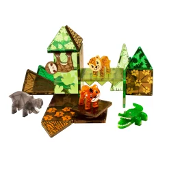 MAGNA-TILES® Magnetic Builders | Jungle, Safari, Arctic & Forest-Themed Magnetic Tile Sets