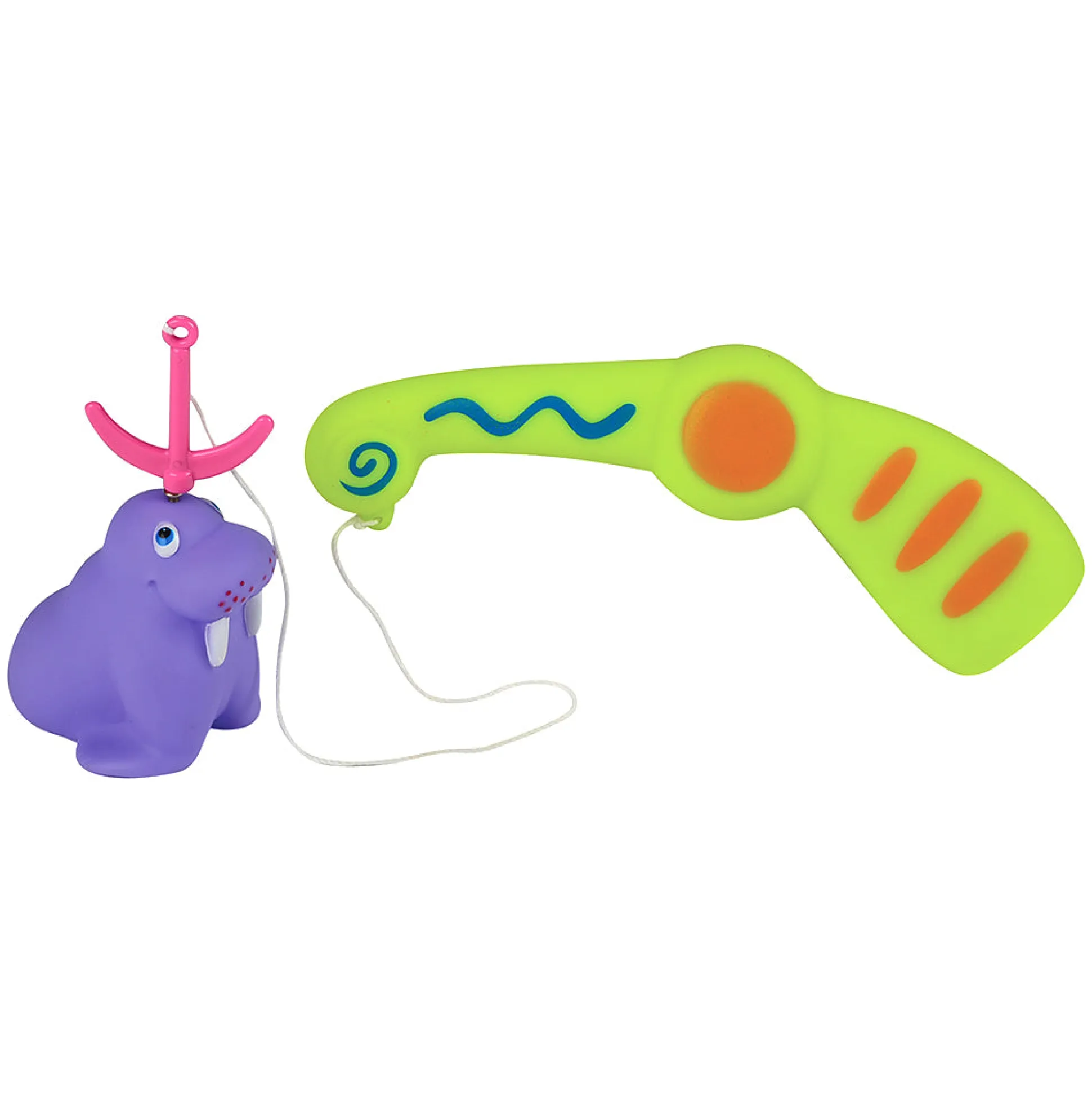 Magnetic Fishing Game with 10 Soft Sea Creatures, Fishing Pole & Draining Net