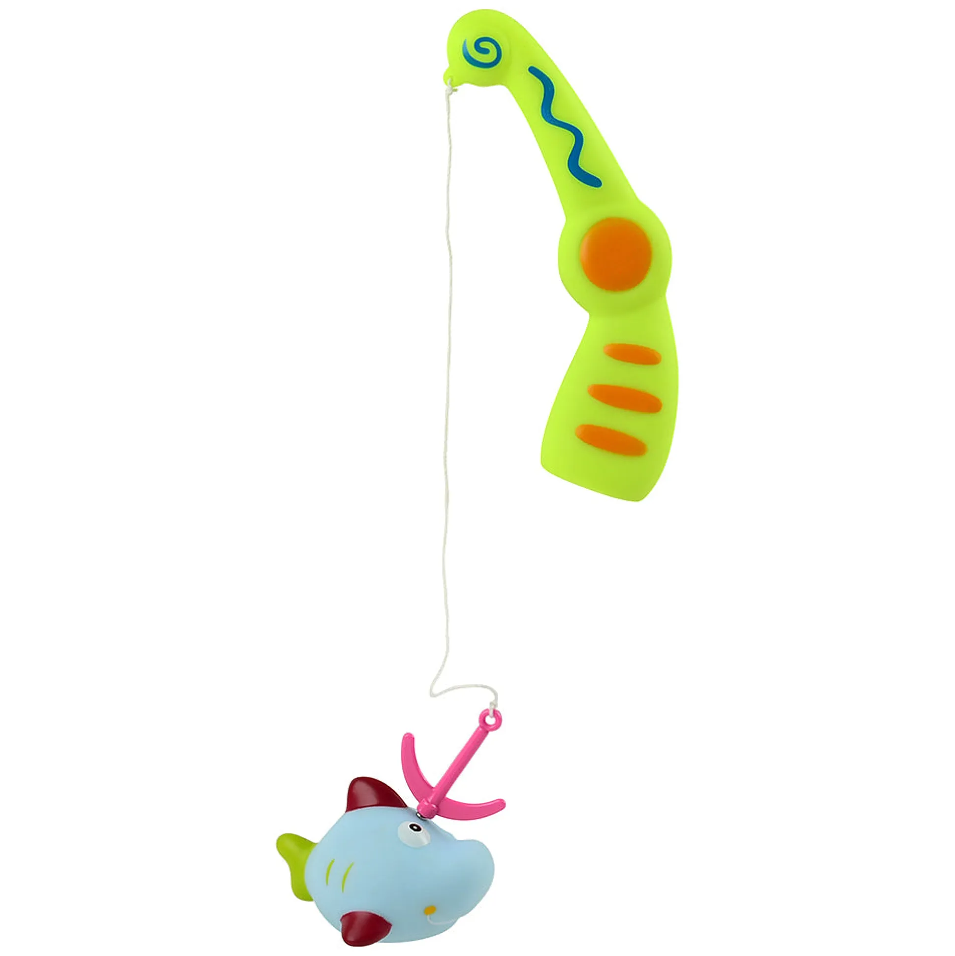 Magnetic Fishing Game with 10 Soft Sea Creatures, Fishing Pole & Draining Net